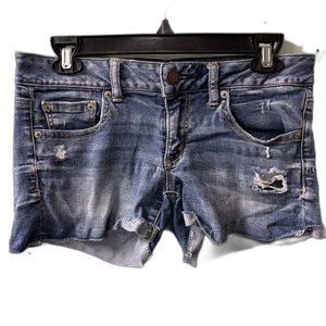 American Eagle Super Stretch Cutoff‎ Shorts Size 6